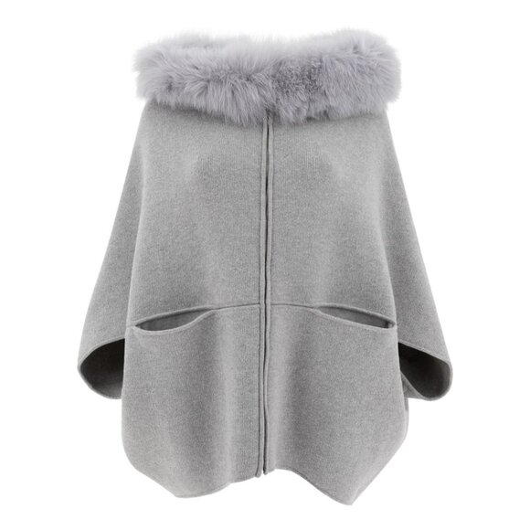 Giovi Jackets & Blazers - Giovi Wool And Cashmere Poncho tag size S Women